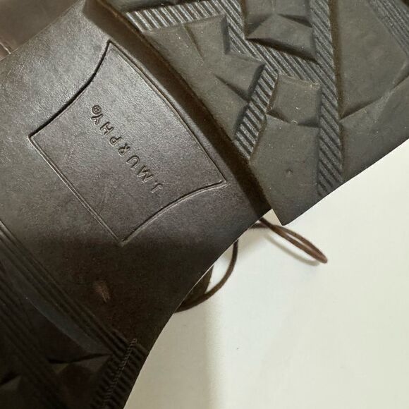 J. Murphy By Johnston & Murphy Mens Size 12 Ankle Boots Brown Leather - Picture 12 of 13